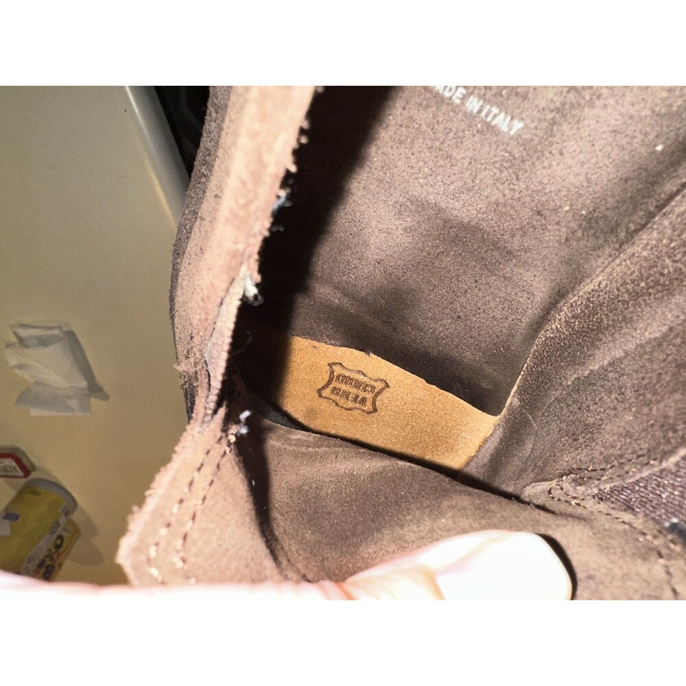Banana Republic Vero Cuoio Leather Suede Loafers Men’s Size 12 Margom Sole Brown - Picture 6 of 12